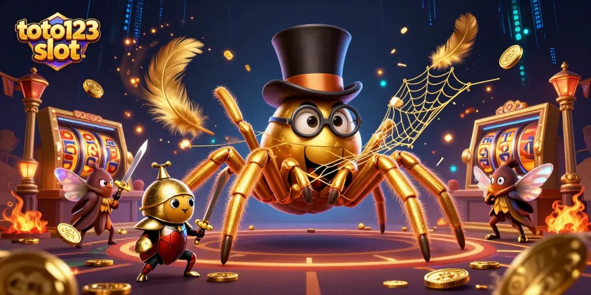 Spin and win at the exciting toto123 slot with vibrant characters and dynamic casino elements!