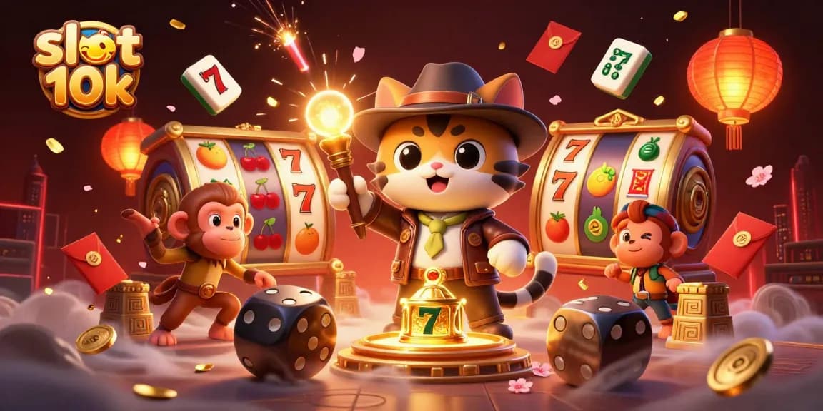 Experience thrilling slot 10k action through vibrant 3D gaming elements and characters