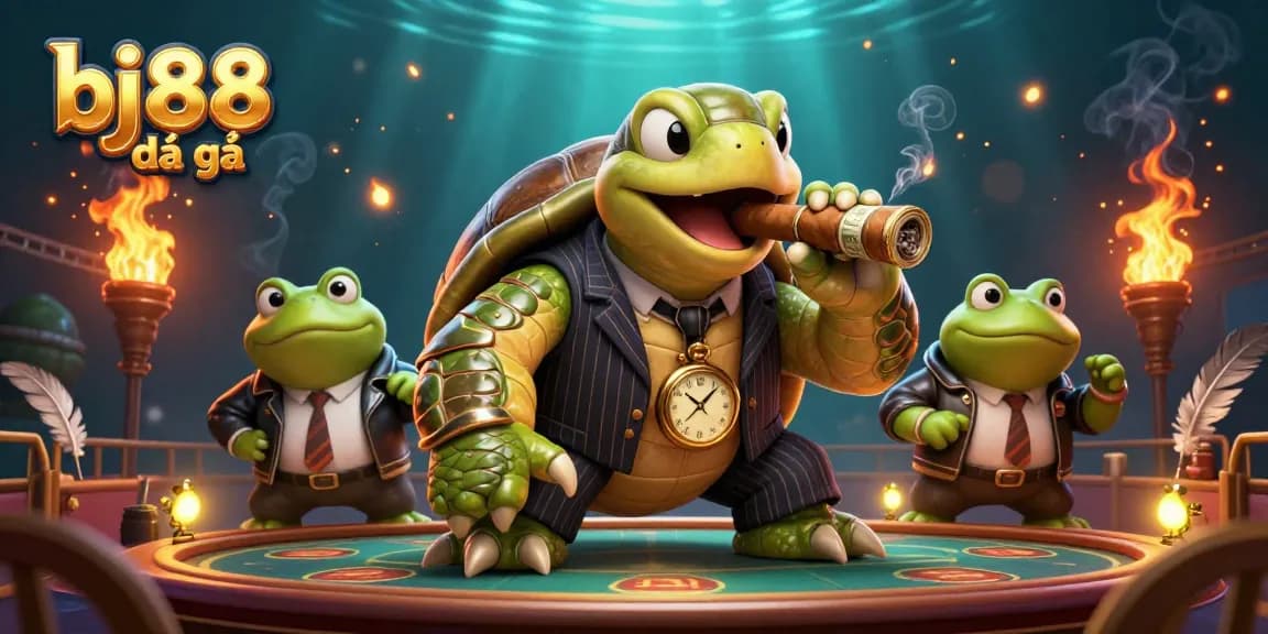 Experience thrilling bj88 đá gà action with unique characters in a vibrant casino setting.