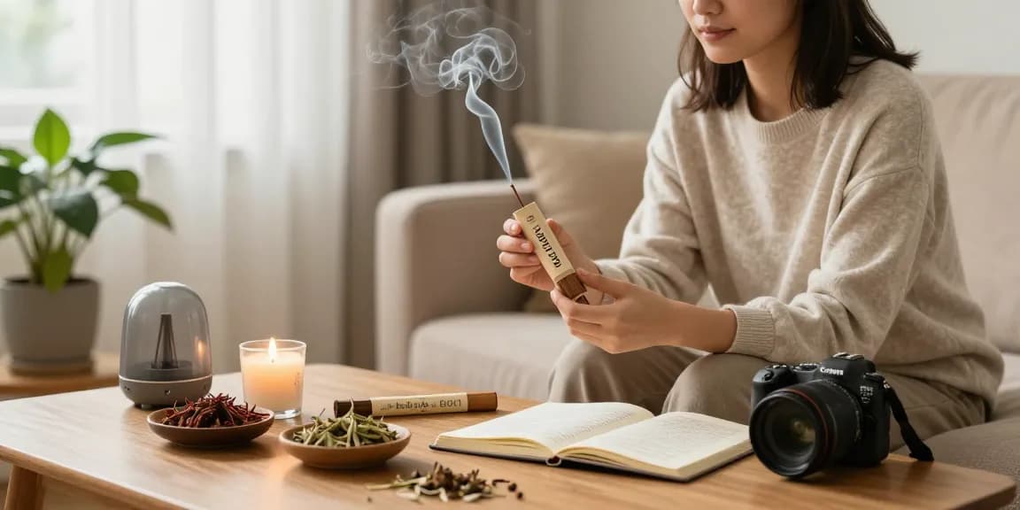 Enjoy a calming moment with buy-head-trip-herbal-56g incense and aromatic herbs.