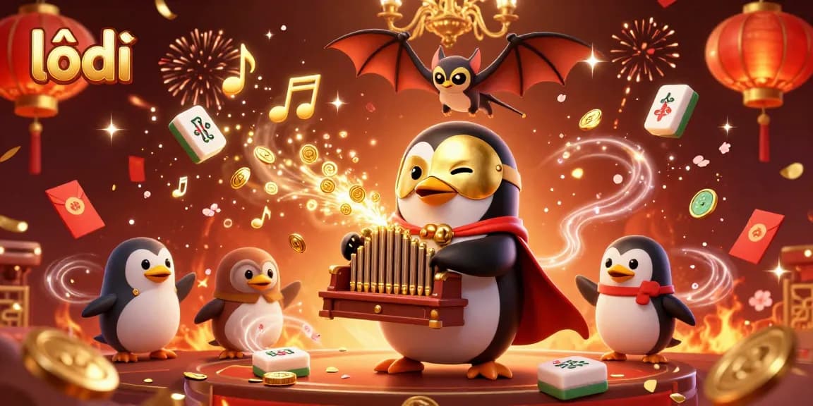 Play lô đề with excitement as the phantom opera penguin and bat acrobat ignite the gaming atmosphere.
