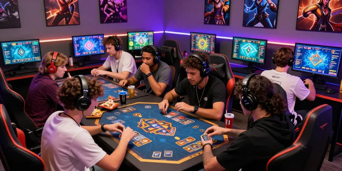 Dynamic online gaming environment showcasing engaging players and vibrant card games with 68 game bài as a focal point.