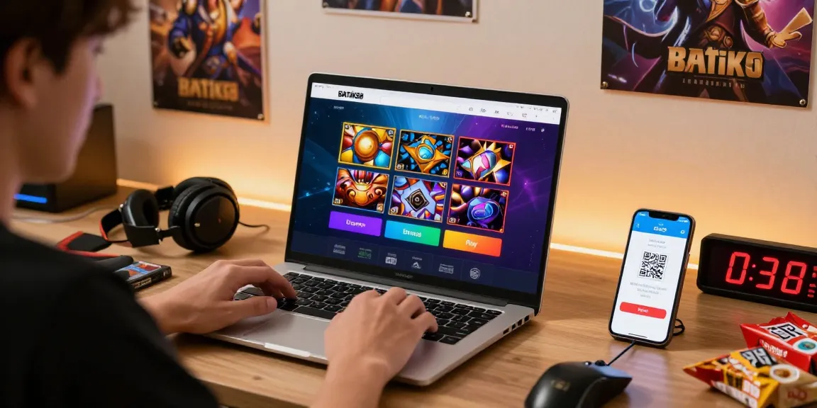 Pengguna menikmati platform BATIK88 dengan transaksi QRIS cepat dan permainan menarik.