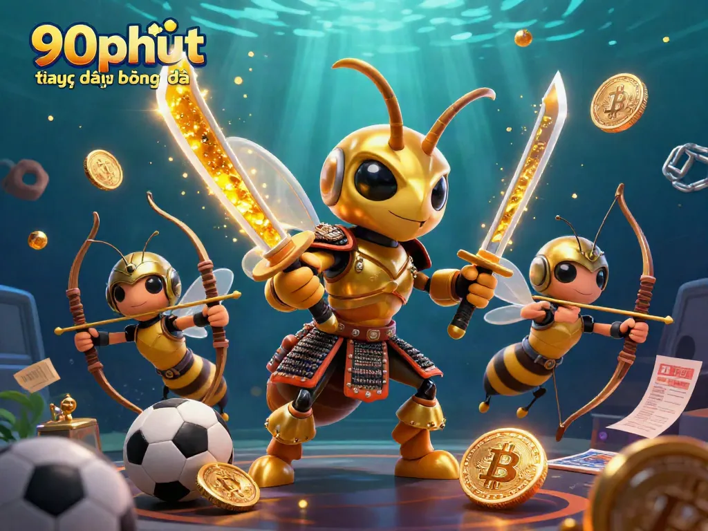Experience sports betting excitement with 90phut trực tiếp bóng đá 90phut in a vibrant 3D scene.