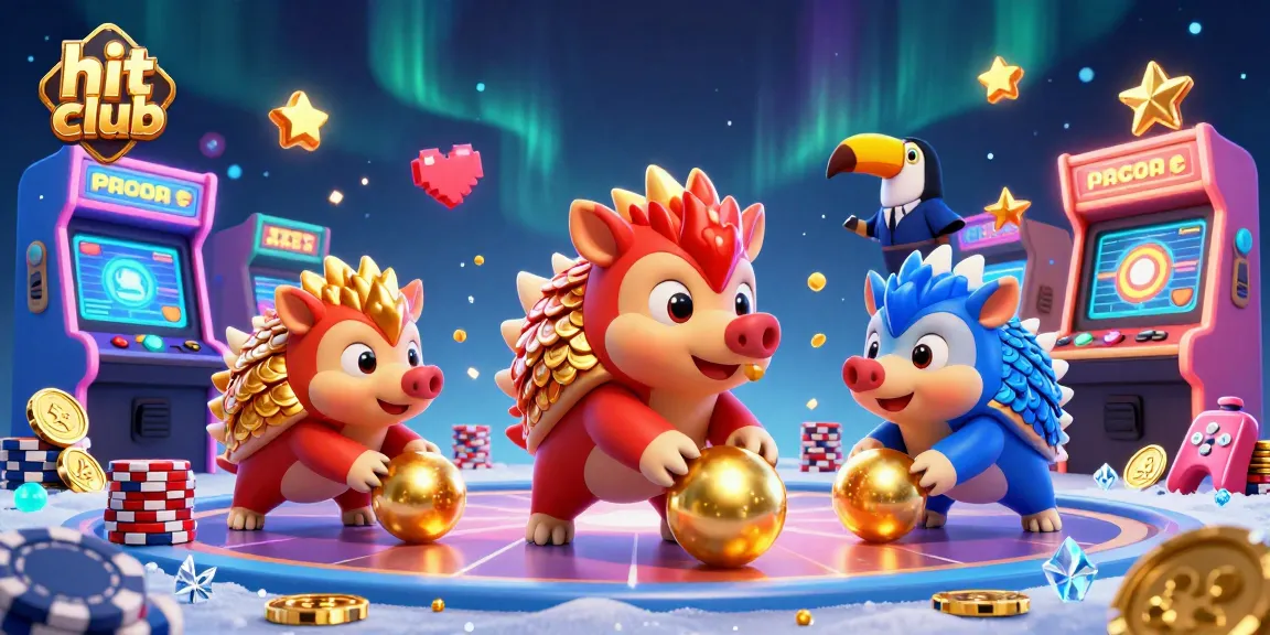 hit club pangolins game scene rolling through poker chips in an exciting casino setting