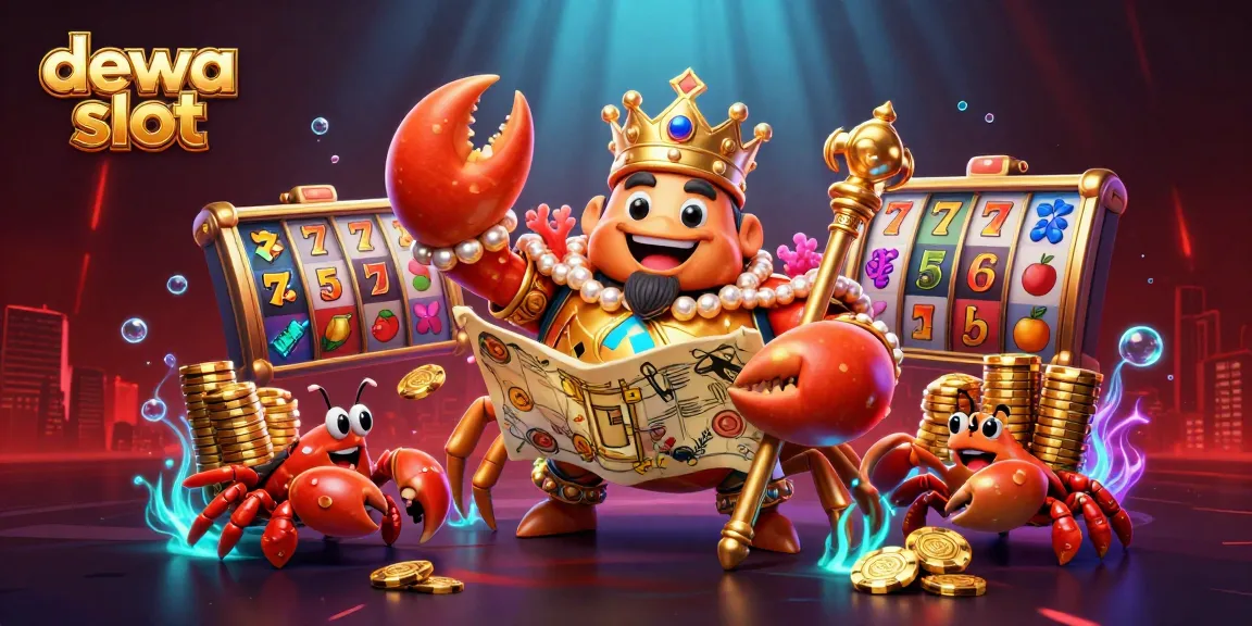 Mainkan dewa slot dengan mesin slot yang bersinar dan semburan emas yang berkilauan