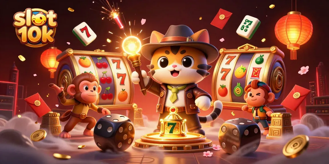 Experience thrilling slot 10k action through vibrant 3D gaming elements and characters