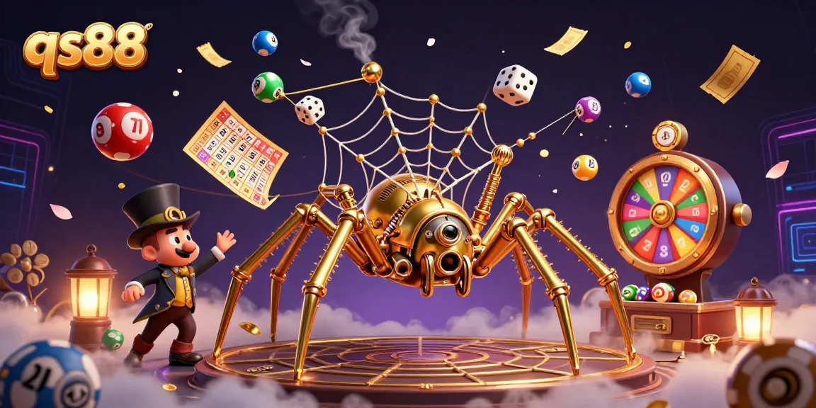 Experience thrilling wins at qs88 with vibrant lottery balls, engaging bingo, and steampunk charm!