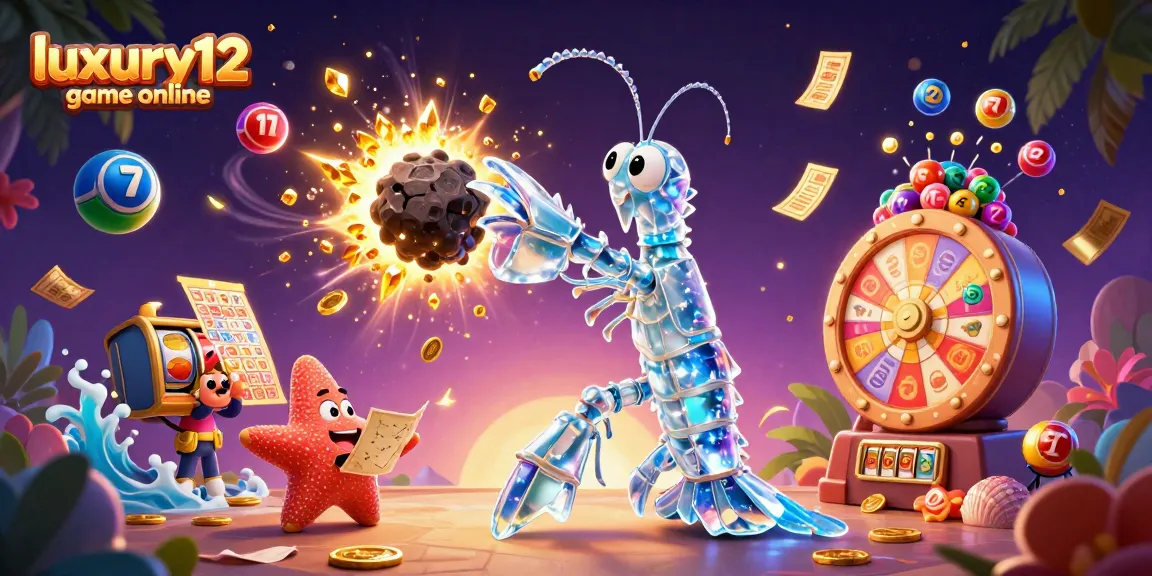 Experience the thrill of winning with luxury12 game online in an explosion of colorful casino elements.