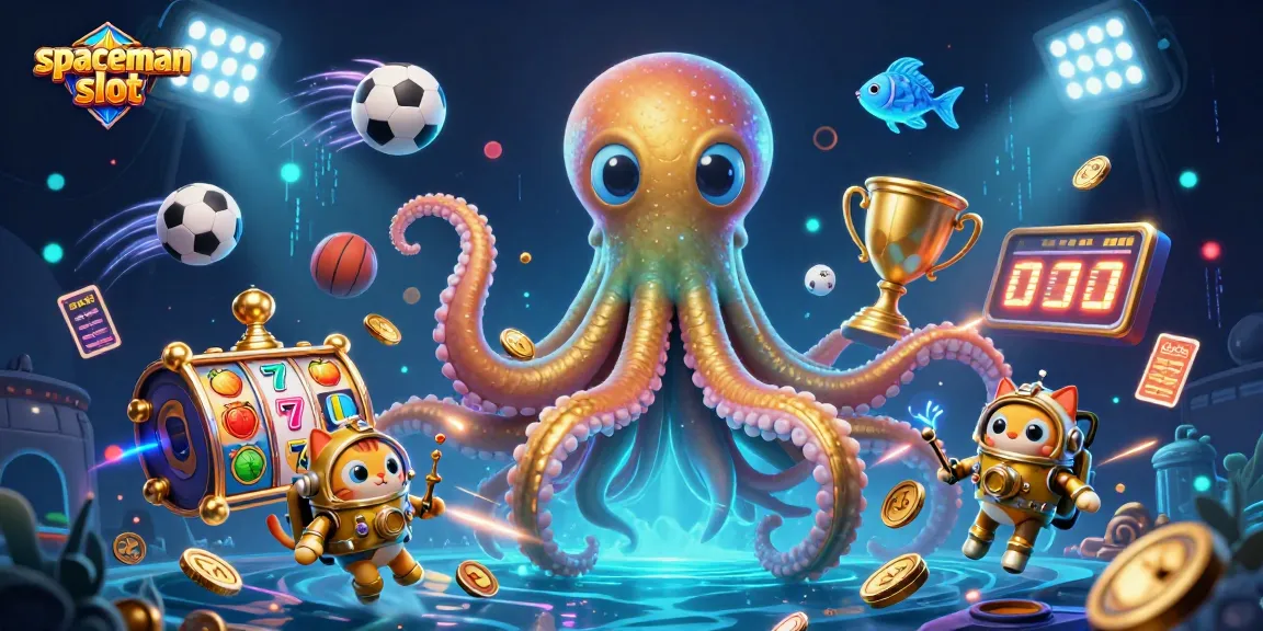 Play the spaceman slot with thrilling jackpots and interactive elements in this dynamic casino scene.