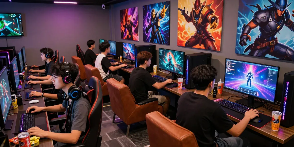 Players experiencing pakde4d immersive gaming in a vibrant digital lounge.