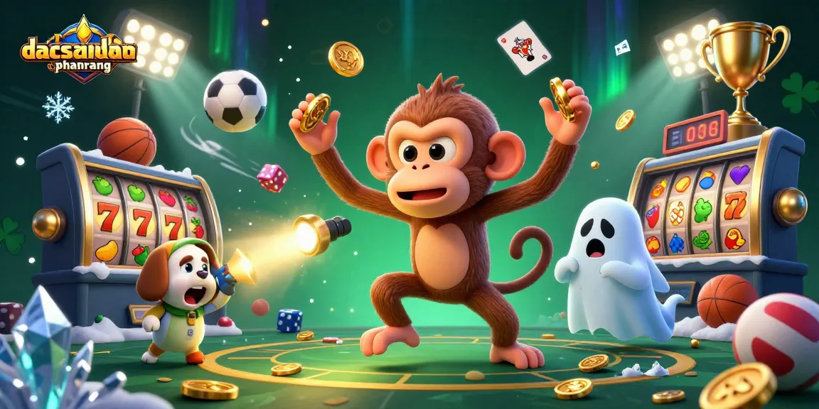 Experience thrilling wins at dacsandatphanrang in this dynamic casino illustration showcasing golden coins and exciting game elements.