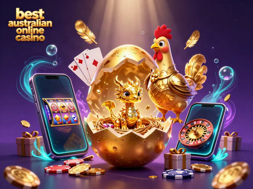 Experience the excitement of the best australian online casino with a golden dragon and casino games.