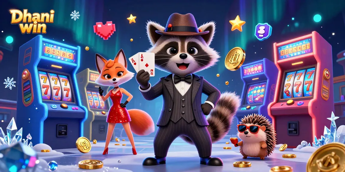 Experience the thrill of winning at Dhani win with exciting casino vibes and vibrant game symbols.