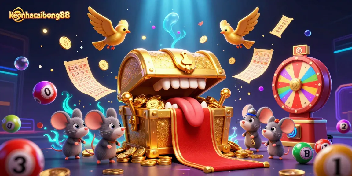 Engage with intense action at keonhacaibong88, featuring dynamic lottery elements and vibrant casino visuals.