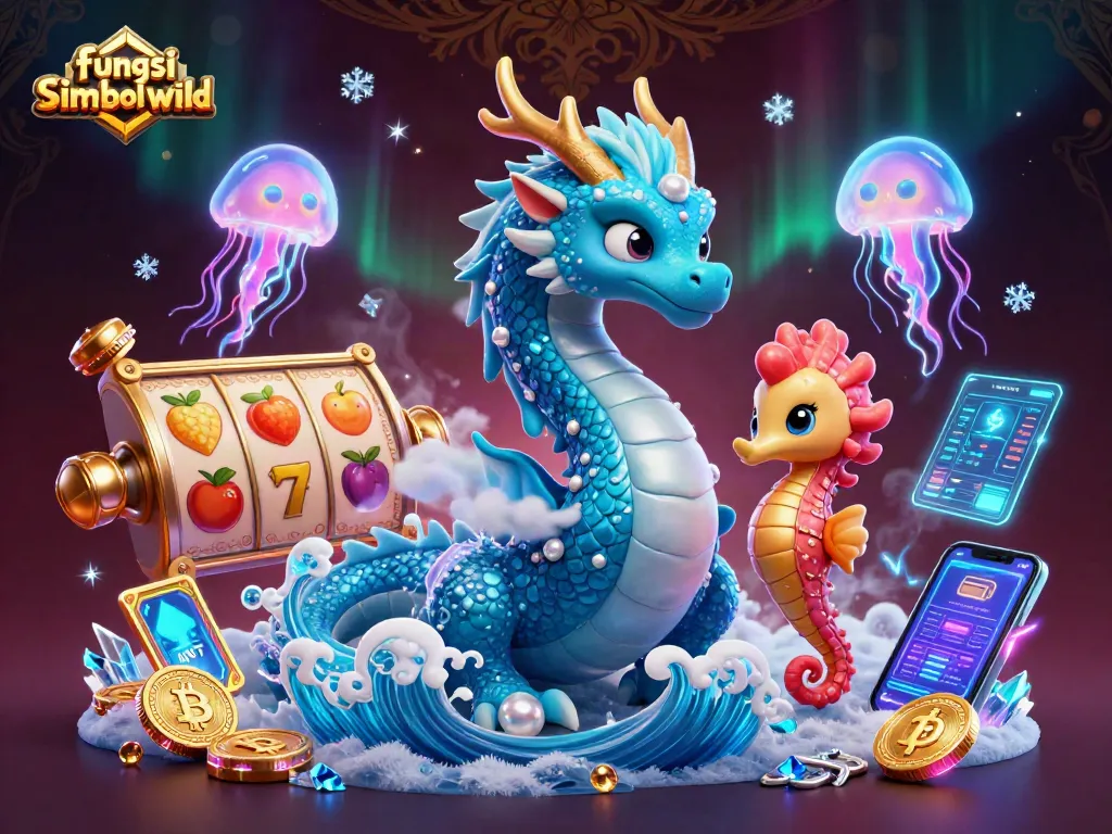 Menjelajahi fungsi simbol wild dalam permainan slot yang menarik, dengan elemen berkilau dan karakter fantastis.