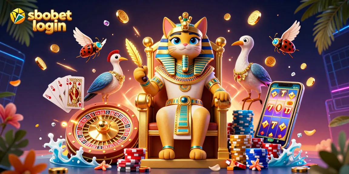 Place bets safely with sbobet login on our ultra-detailed 3D casino illustration.