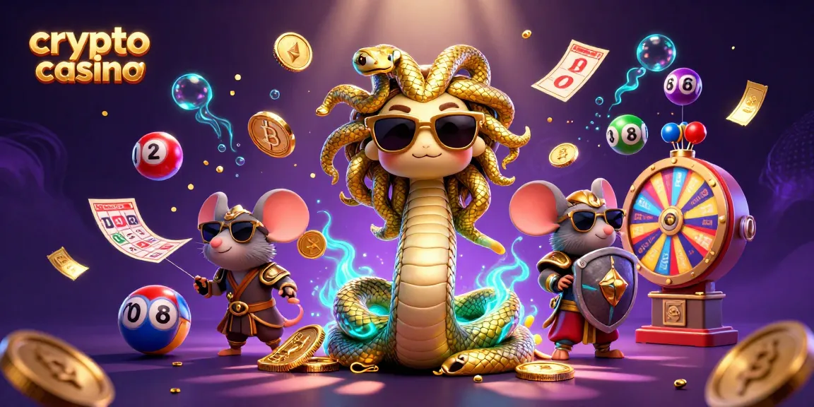 Créez votre expérience de jeu au crypto casino avec une créature mythologique et des éléments de loterie.