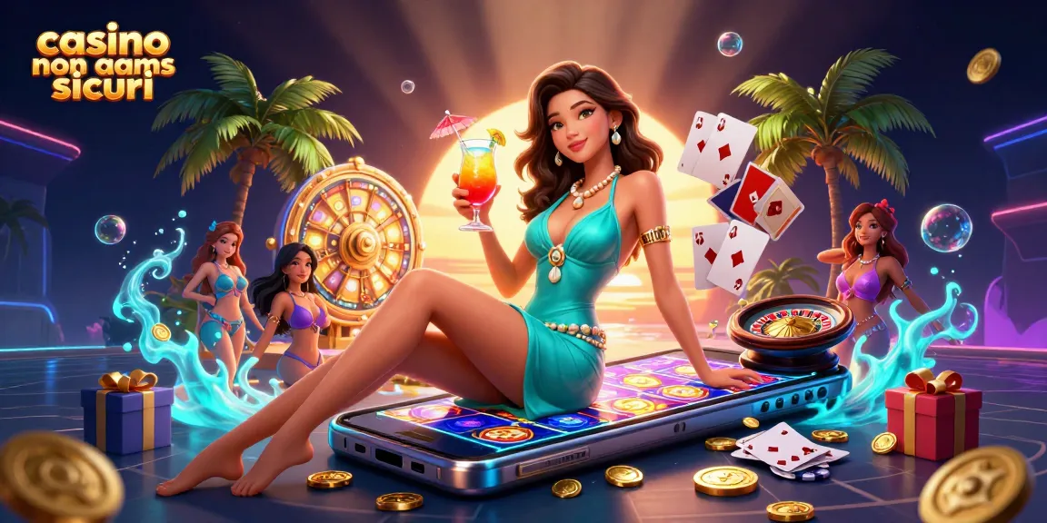 Vivi emozioni nei casinò non AAMS sicuri con giochi vivaci, atmosfera tropicale e personaggi vivaci.