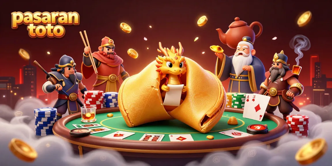 Engage with pasaran toto showcasing a vibrant 3D digital scene filled with casino elements and characters