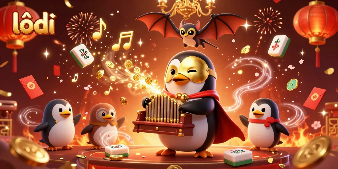 Play lô đề with excitement as the phantom opera penguin and bat acrobat ignite the gaming atmosphere.