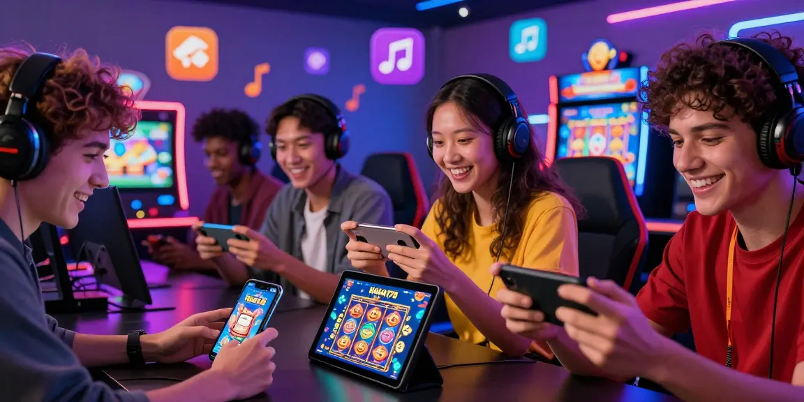 Engaged players exploring haha178 daftar for a unique gaming experience with vibrant visuals and social interaction.