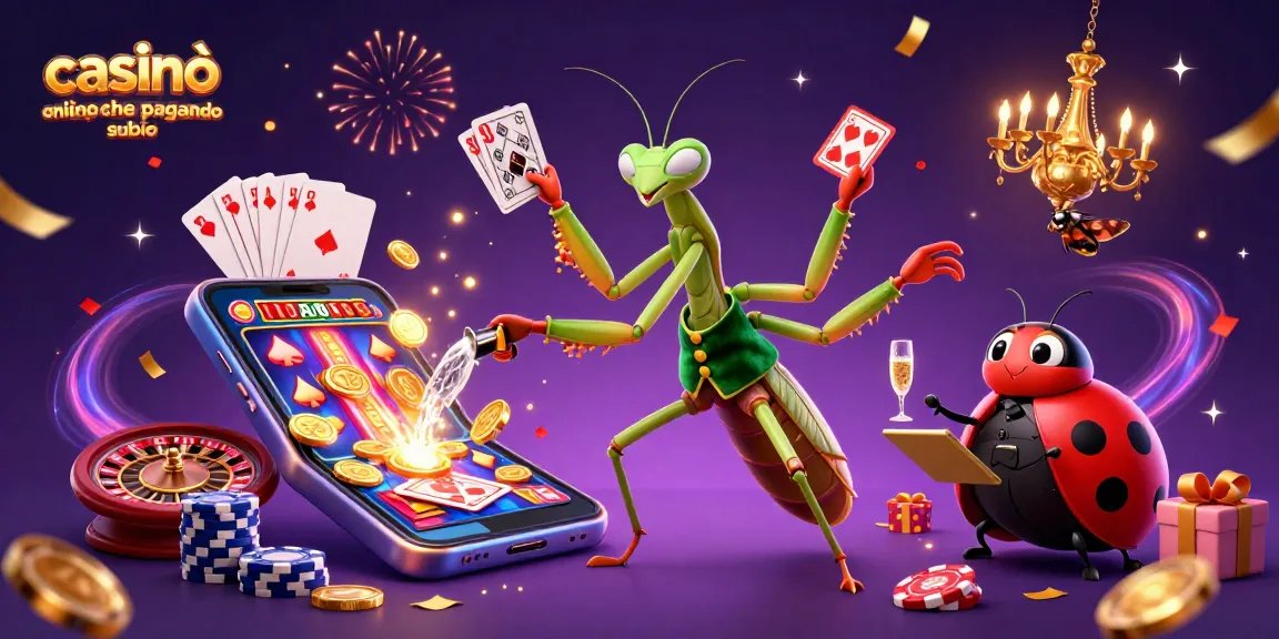 Gioca nei casinò online che pagano subito con carte e chip, mentre festeggia la vincita