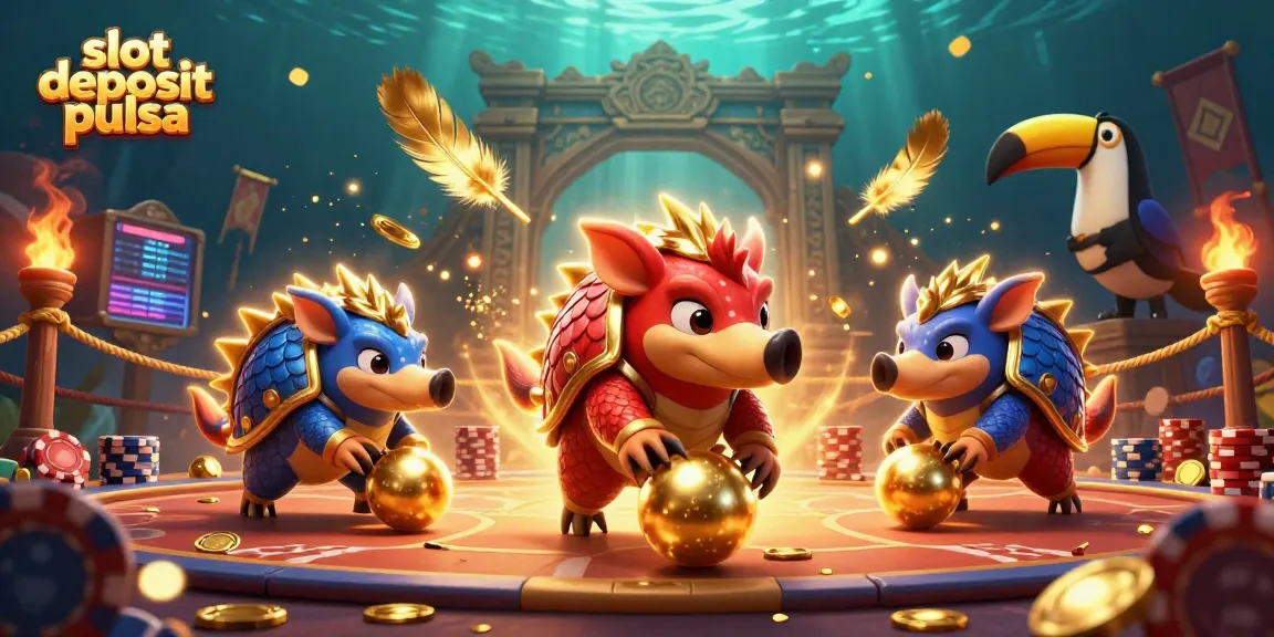 Slot deposit pulsa menawarkan pengalaman bermain yang seru dengan pangolin bertarung di arena permainan.