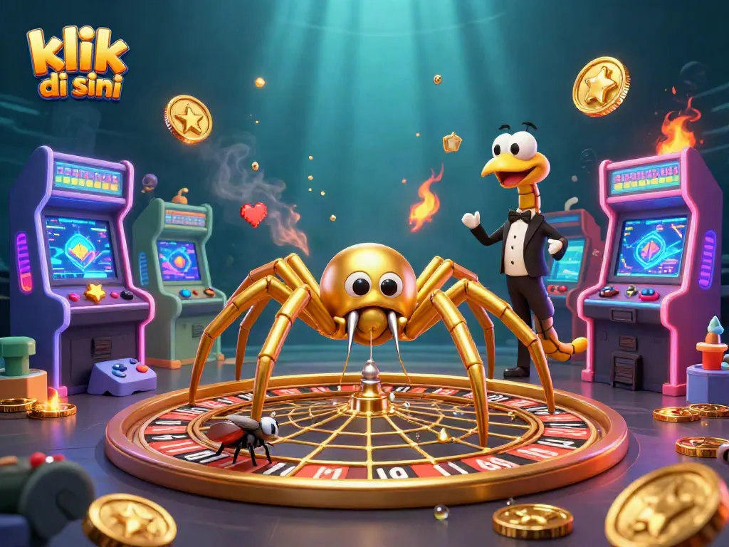 Menghadapi keberuntungan dengan klik di sini saat taruhan dimainkan di lingkaran roda roulette.