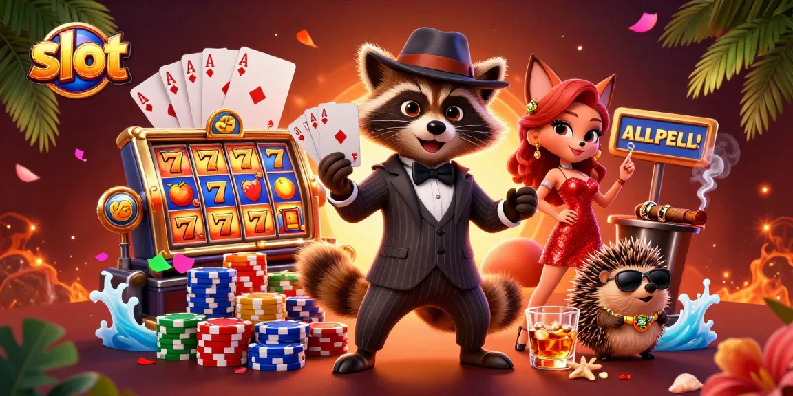 Spin the slot reels with a suave raccoon, glamorous fox, and a cool hedgehog to enhance your gameplay.