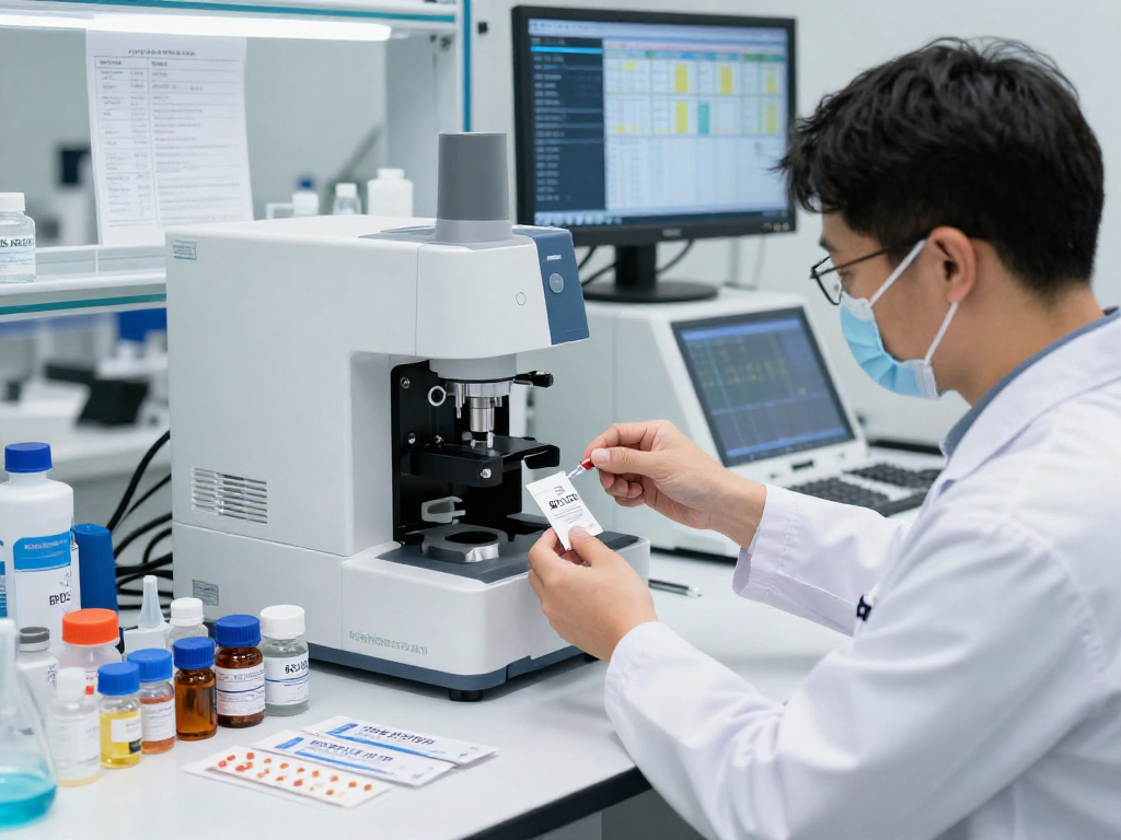 BPC 157 TB 500 Blend preparation in modern lab setting illustrating advanced supplement delivery.