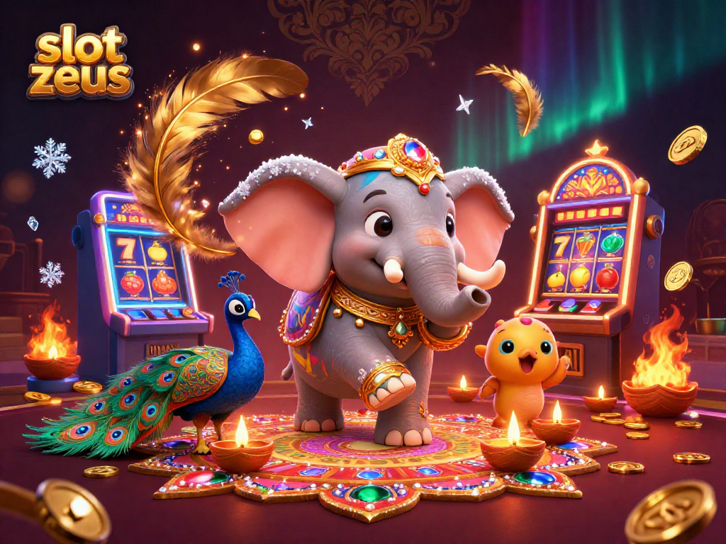 Experience slot zeus with vibrant characters and dynamic casino elements in an engaging atmosphere.