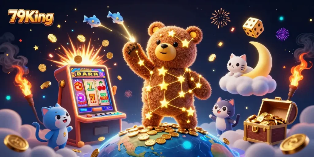 Experience the excitement of winning at 79King with vibrant casino themes and stunning graphics.