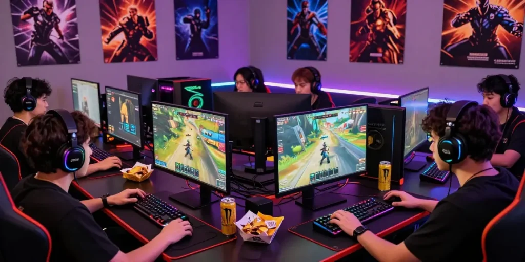 Pengalaman gaming di https://levitraps.com dengan pemain terlibat dalam gameplay kompetitif.