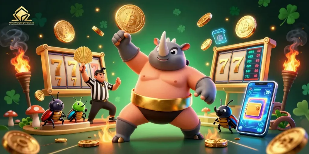 meditasi penyembuhan elemental memimpin pertarungan slot dengan pemenang yang mengumpulkan koin emas dan simbol keberuntungan.