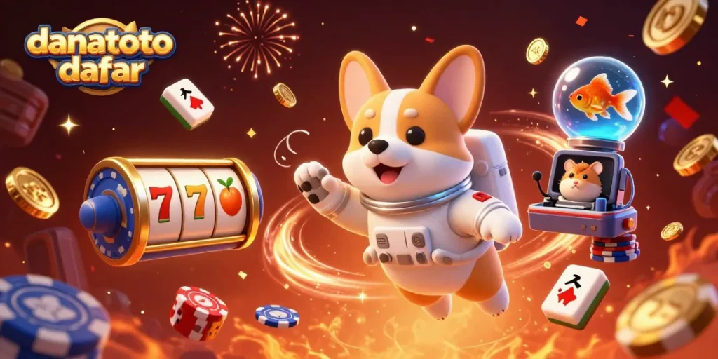 Immerse in the fun of danatoto daftar with a playful space-themed casino adventure.